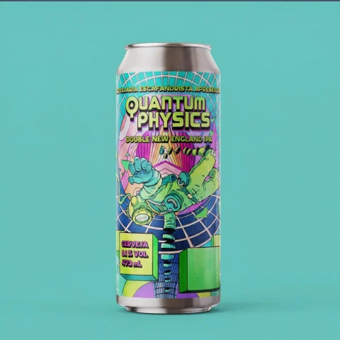 Cerveja Escafandrista Quantum Physics Double New England Ipa 473ml