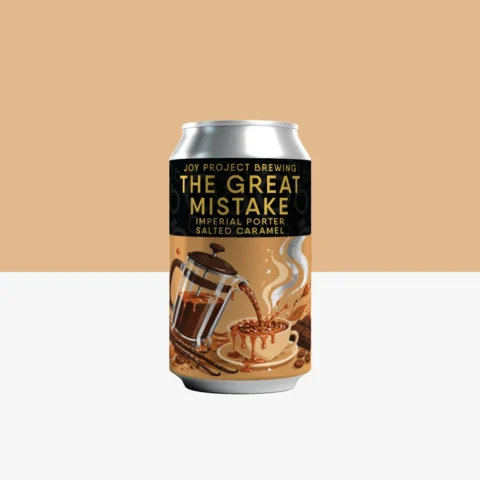 Cerveja Joy Project Brewing The Great Mistake - Salted Caramel (2026) Double Pastry Stout 350ml