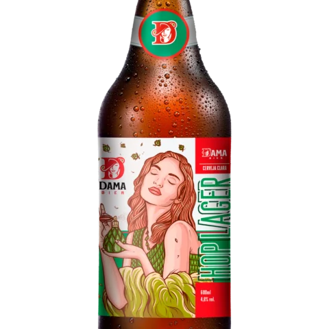 Cerveja Dama Dama Bier Hop Lager 600Ml Hop Lager 600ml