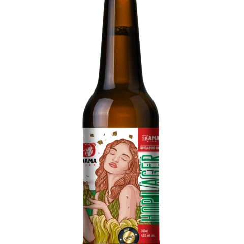 Cerveja Dama Dama Bier Hop Lager 355Ml Lager 355ml