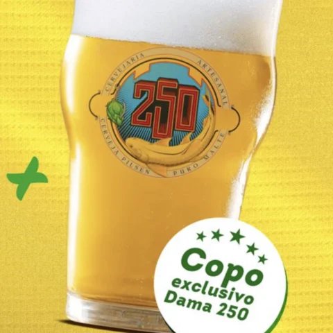 Cerveja Dama Copo Half Pint Dama 250 Copo Half Pint 300ml