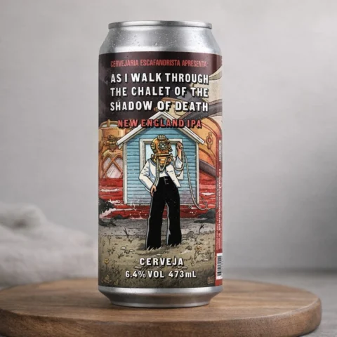 Cerveja Escafandrista As I Walk Through The Challet Of The Shadow Of Death Neipa 473ml