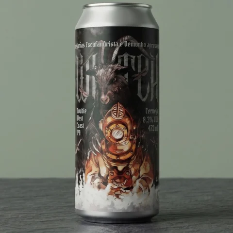 Cerveja Escafandrista The Witch Double West Coast Ipa 473ml