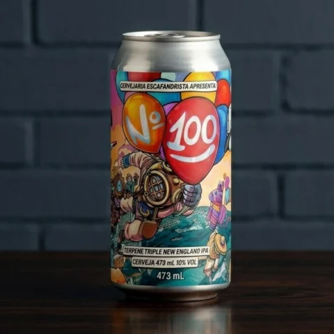 Cerveja Escafandrista Nº100 Triple Neipa 473ml