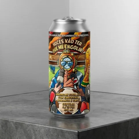 Cerveja Escafandrista Vocês Vão Ter Que Me Engolir! American Sour Ale 473ml