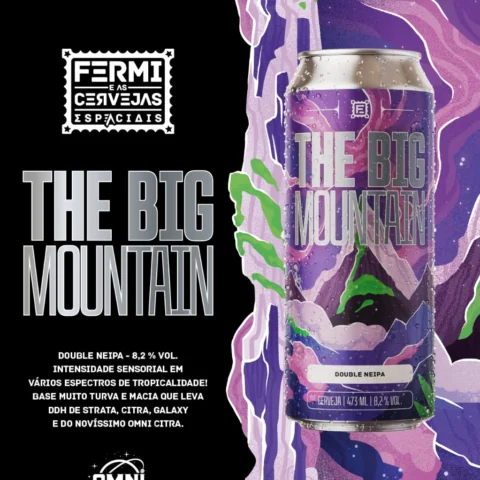 Cerveja Fermi The Big Mountain Double Ipa 473ml