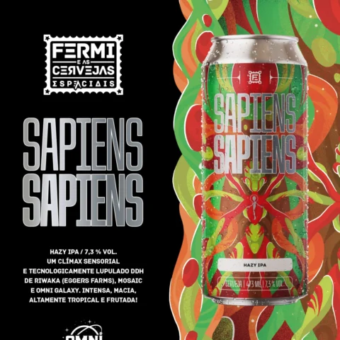 Cerveja Fermi Sapiens Sapiens Neipa 473ml