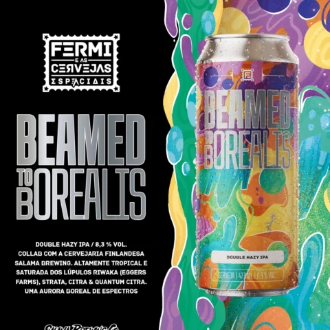 Cerveja Fermi Beamed To Borealis Double Neipa 473ml