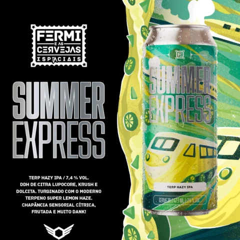 Cerveja Fermi Summer Express (Terpeno) Neipa 473ml