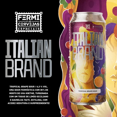 Cerveja Fermi Italian Brand Sour Ale 473ml
