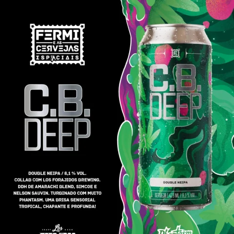 Cerveja Fermi C.B. Deep Double Neipa 473ml
