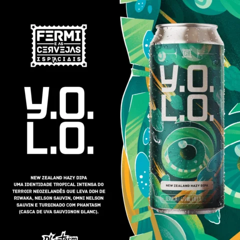 Cerveja Fermi Y.o.L.o. New Zealand Dipa 473ml