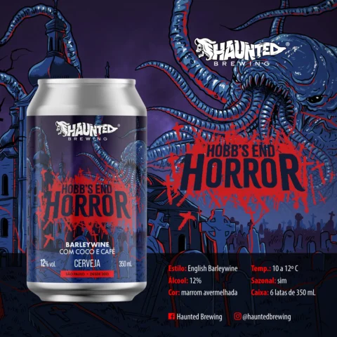 Cerveja Haunted Hobb´S End Horror Barleywine 350ml