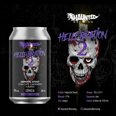 Cerveja Haunted Hellebration 2 Imperial Pastry Stout 350ml