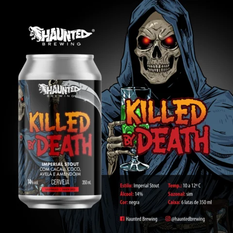 Cerveja Haunted Killed Death Imperial Pastry Stout 350ml