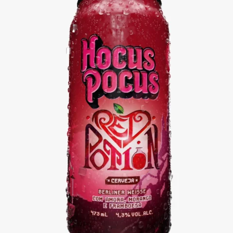 Cerveja Hocus Pocus Red Potion Berliner Weisse 473ml