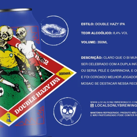 Cerveja Locals Only Chile 1962 Double Neipa 350ml
