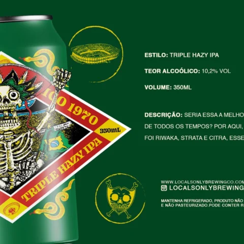 Cerveja Locals Only México 1970 Triple Neipa 350ml