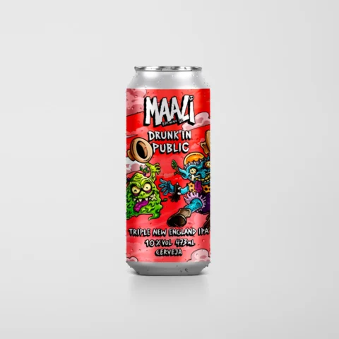 Cerveja Maali Drunk In Public Triple Neipa 473ml