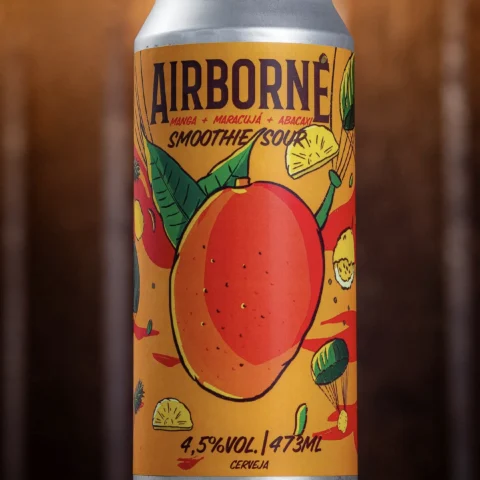 Cerveja Salvador Airbone Manga Smoothie Sour 473ml