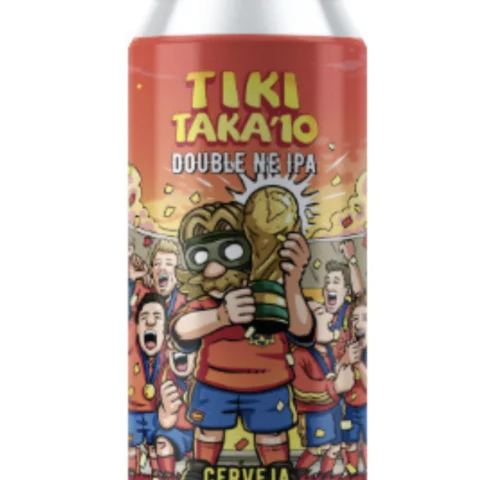 Cerveja Salvador Tiki Taka´10 Double Ne Ipa 473ml