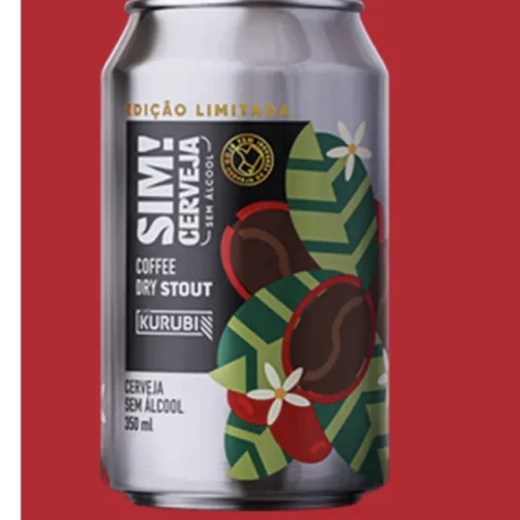 Cerveja Sem Álcool Sim Sim! Coffee Dry Stout Stout Sem Alcool 350ml