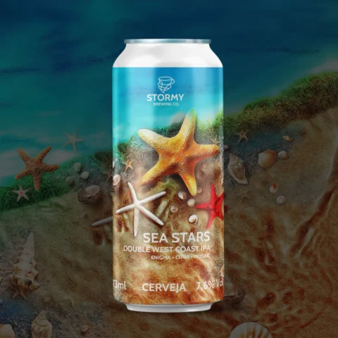 Cerveja Stormy Sea Stars Double West Coast Ipa 473ml