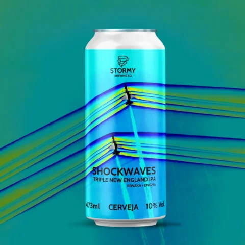 Cerveja Stormy Shockwaves Triple Neipa 473ml
