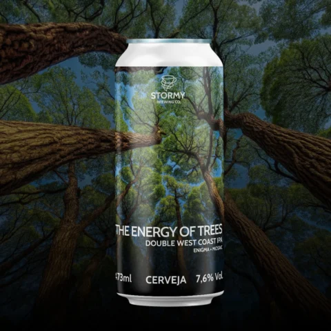 Cerveja Stormy The Energy Os Trees Double West Coast Ipa 473ml