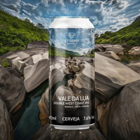 Cerveja Stormy Vale Da Lua Double West Coast Ipa 473ml