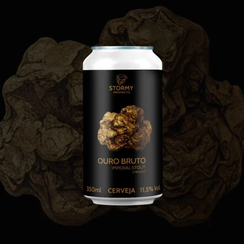 Cerveja Stormy Ouro Bruto Imperial Stout 350ml