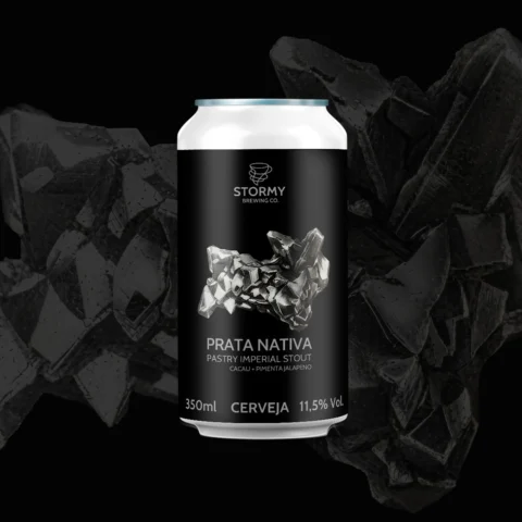 Cerveja Stormy Prata Nativa Pastry Imperial Stout 350ml