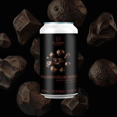 Cerveja Stormy Fragmentos De Bronze Pastry Imperial Stout 350ml