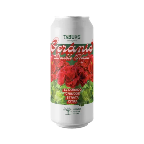Cerveja Tabuas Geranio Double Neipa 473ml