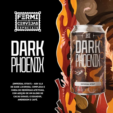 Cerveja Fermi Dark Phoenix Imperial Stout 355ml