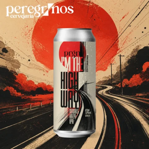 Cerveja Peregrinos I'm The Highway Double Hazy Ipa 473ml