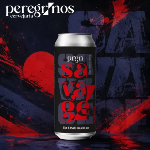 Cerveja Peregrinos Savage Double West Coast Ipa 473ml