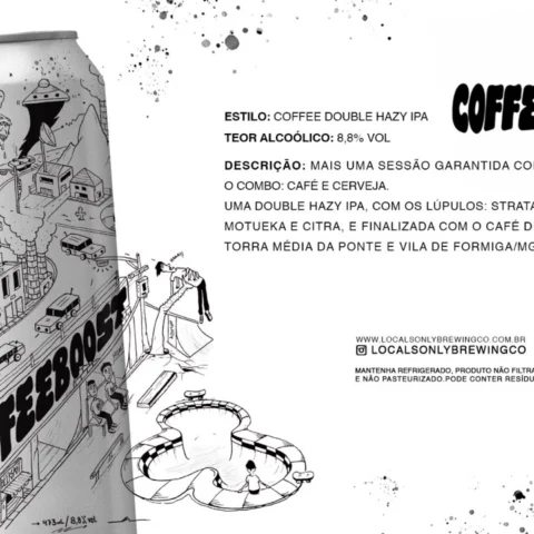 Cerveja Locals Only Coffee Boost Coffee Double New England Ipa 473ml