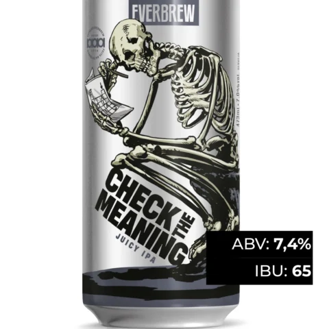 Cerveja Everbrew Check the Meaning New England Ipa 473ml