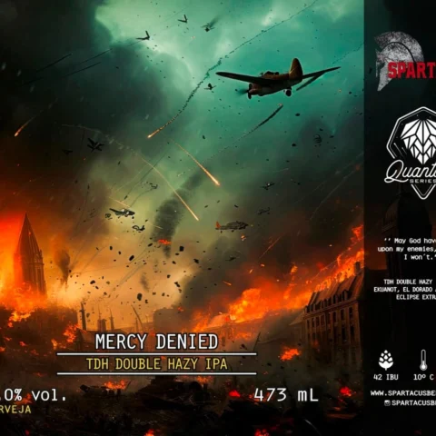 Cerveja Spartacus Brewing Mercy Denied Double New England Ipa 473ml