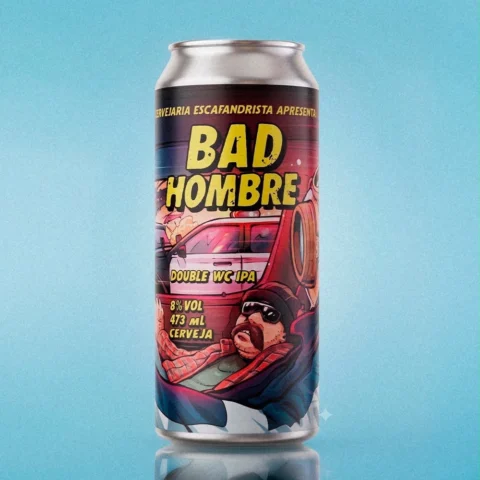 Cerveja Escafandrista Bad Hombre Double West Coast Ipa 473ml