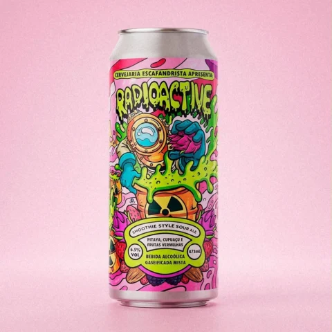 Cerveja Escafandrista Radioactive Smoothie Sour 473ml