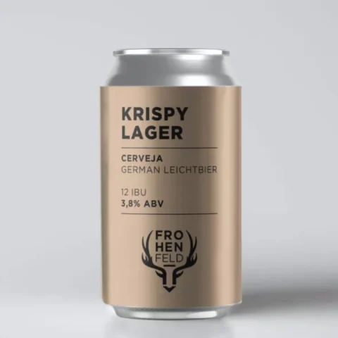 Cerveja Frohenfeld Krispy Lager German Leichtbier 350ml