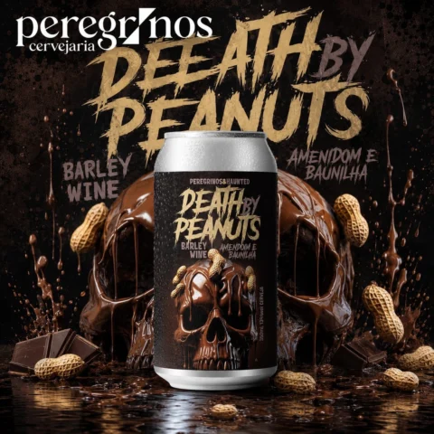 Cerveja Peregrinos Death by Peanuts Barley Wine 350ml