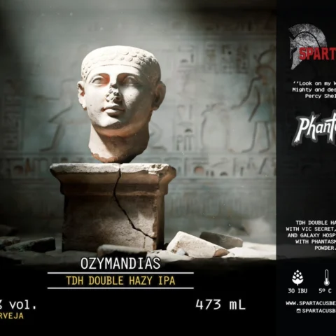 Cerveja Spartacus Ozymandias Double New England Ipa 473ml