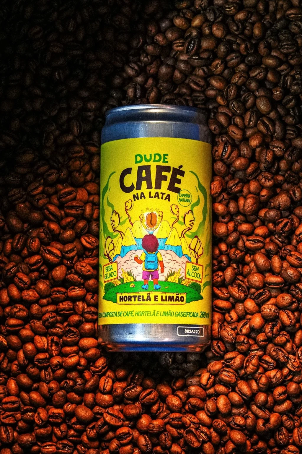 Café Dude Café na Lata Café Gelado Gaseificado 269ml