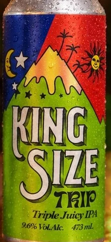 Cerveja Captain Brew King Size Trip Triple New England Ipa 473ml
