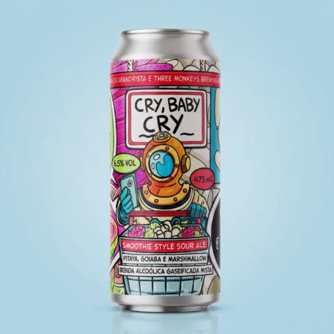 Cerveja Escafandrista Cry, Baby Cry Smoothie Style Sour Ale 473ml