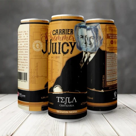 Cerveja Tesla Carrier Summer Juicy Session New England Ipa 473ml